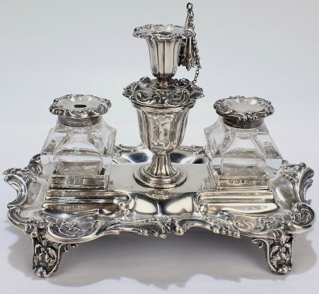 Silver Inkstand