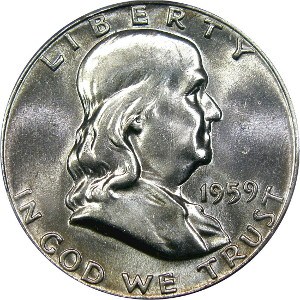1959 Half Dollar