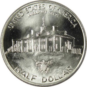 1982 George Washington Half Dollar Reverse