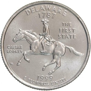 1999 Delaware Quarter